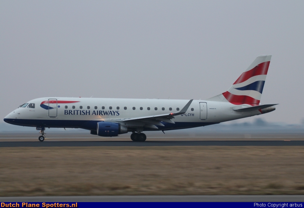 G-LCYH Embraer 170 BA CityFlyer (British Airways) by airbus