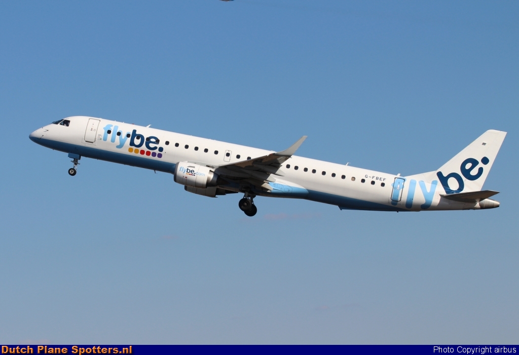 G-FBEF Embraer 195 Flybe by airbus