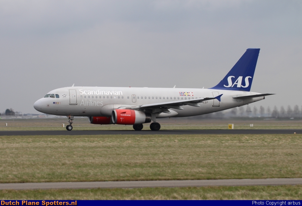 OY-KBP Airbus A319 SAS Scandinavian Airlines by airbus