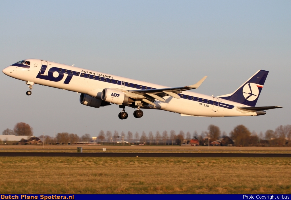 SP-LNB Embraer 195 LOT Polish Airlines by airbus