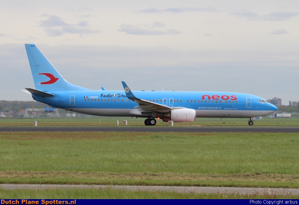 I-NEOW Boeing 737-800 Neos by airbus