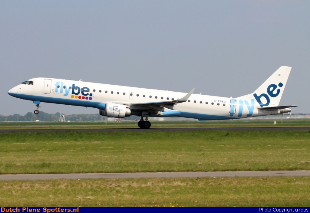 G-FBEJ Embraer 195 Flybe by airbus