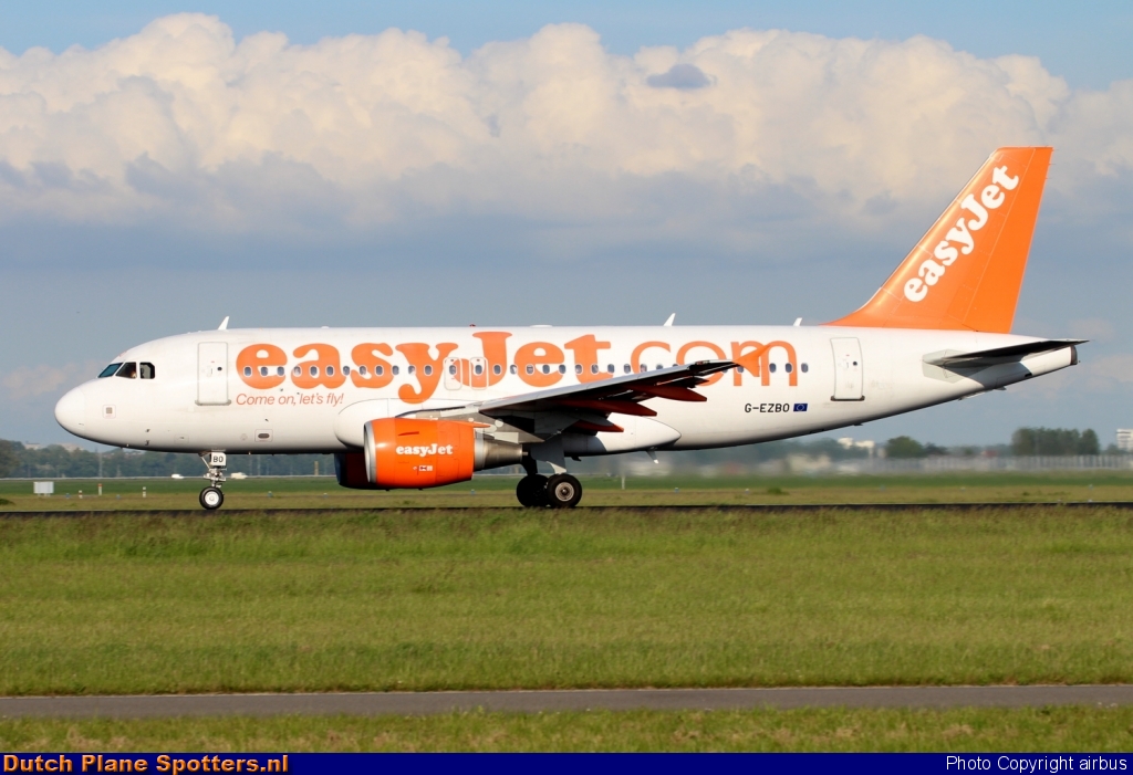 G-EZBO Airbus A319 easyJet by airbus