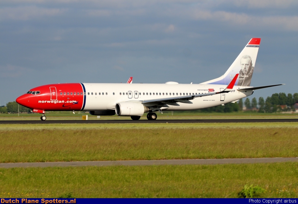 LN-DYF Boeing 737-800 Norwegian Air Shuttle by airbus