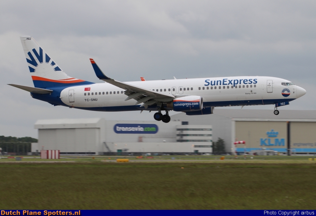 TC-SNU Boeing 737-800 SunExpress by airbus