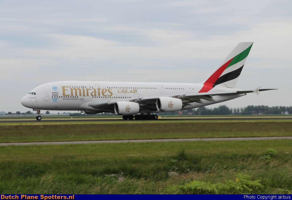 A6-EDJ Airbus A380-800 Emirates by airbus