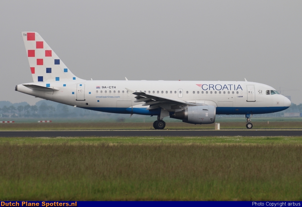 9A-CTH Airbus A319 Croatia Airlines by airbus