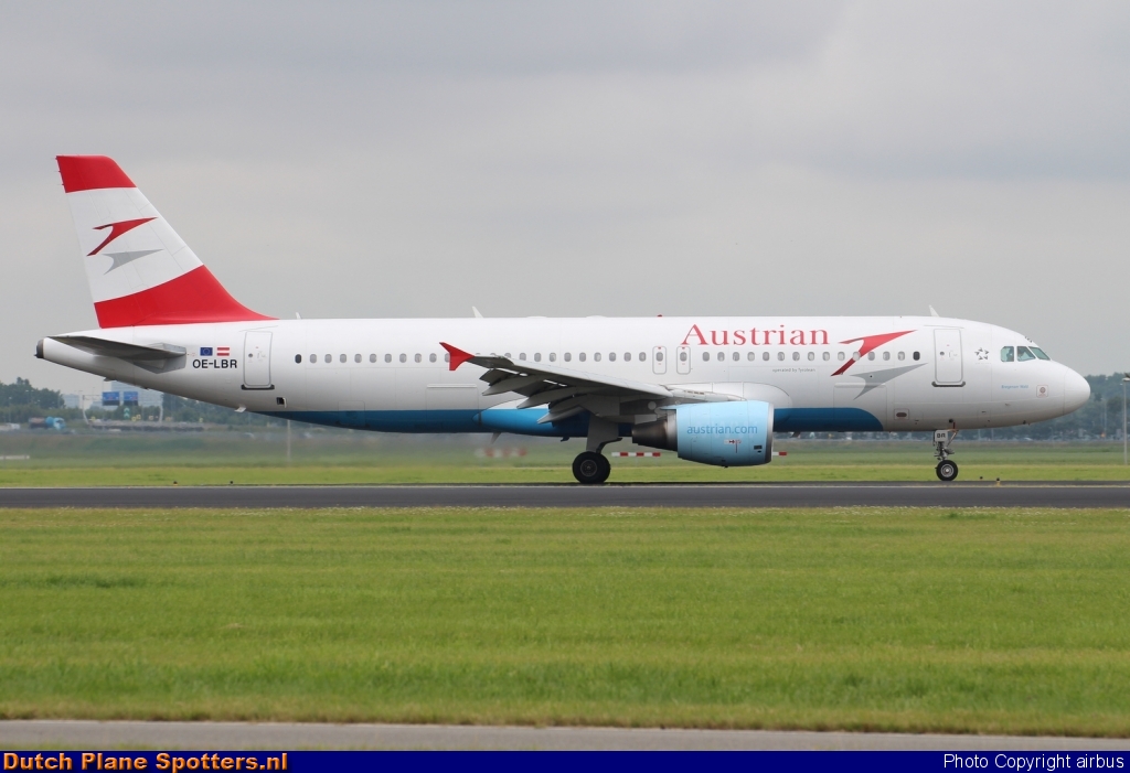 OE-LBR Airbus A320 Austrian Airlines by airbus