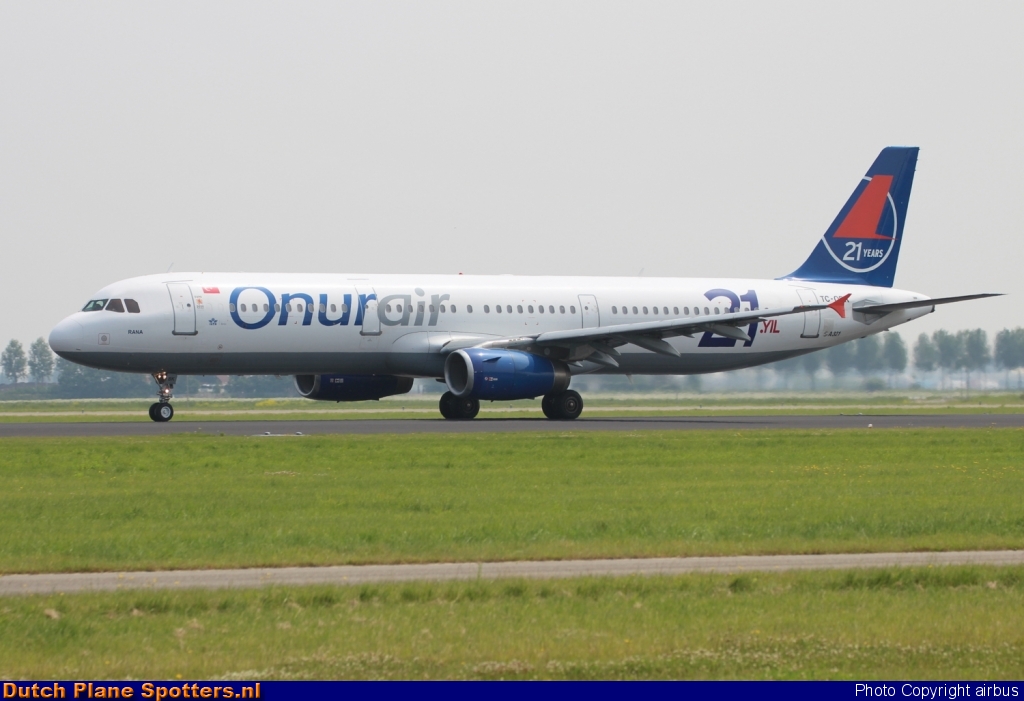 TC-OBK Airbus A321 Onur Air by airbus