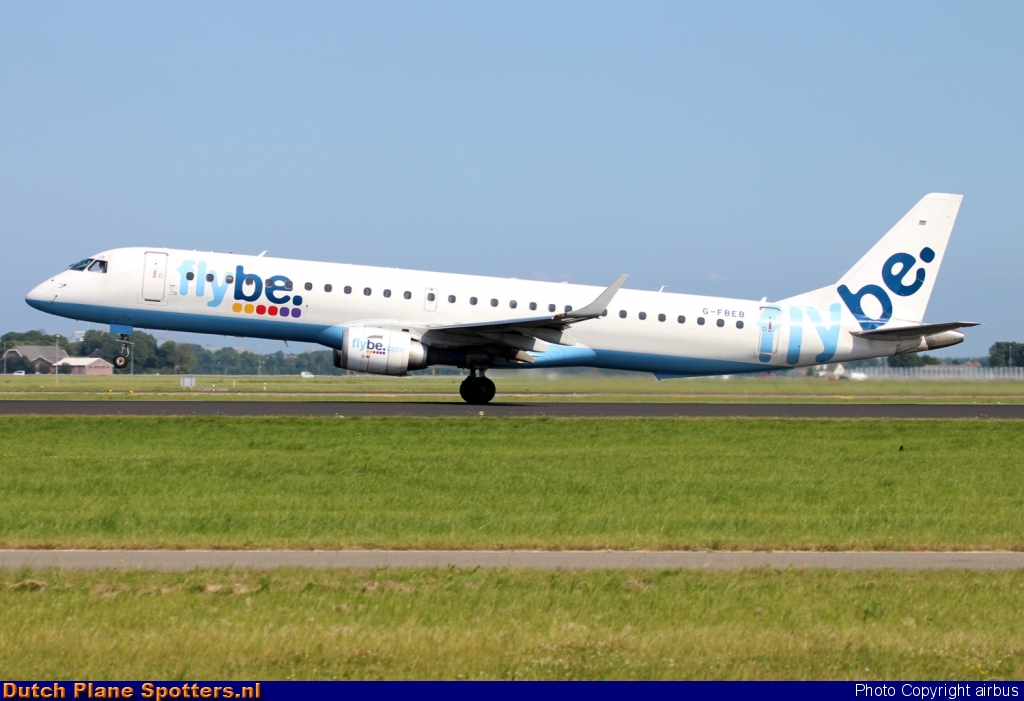 G-FBEB Embraer 195 Flybe by airbus