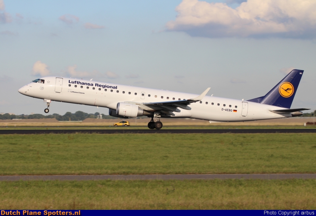 D-AEBO Embraer 195 CityLine (Lufthansa Regional) by airbus