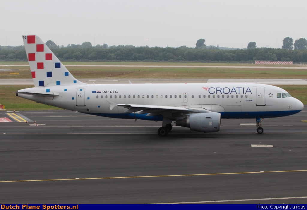 9A-CTG Airbus A319 Croatia Airlines by airbus