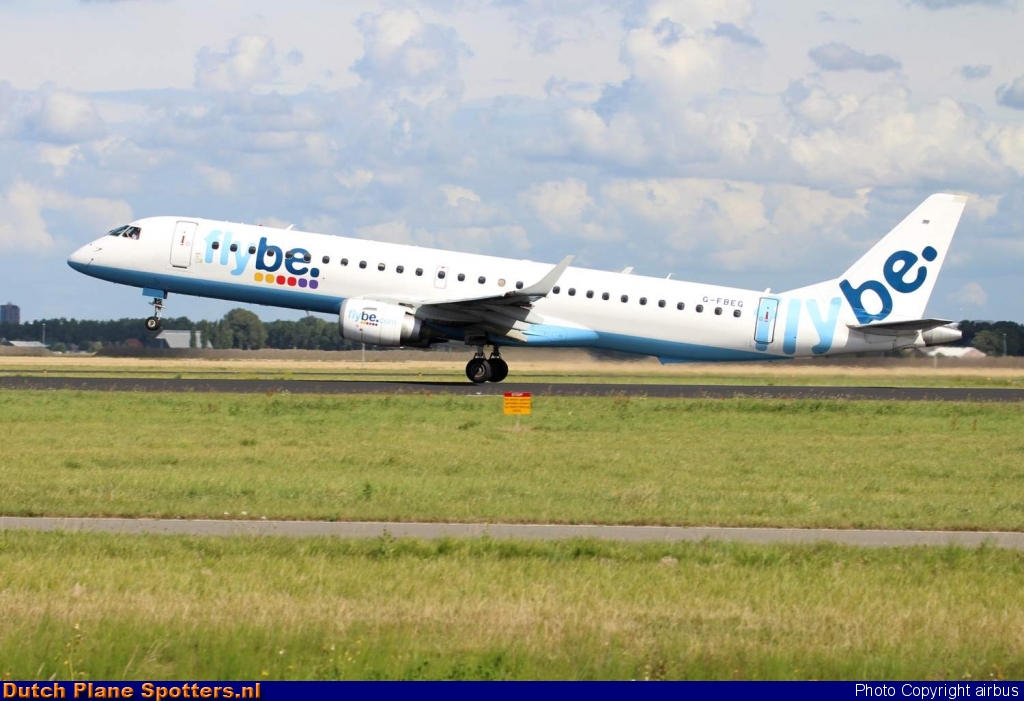 G-FBEG Embraer 195 Flybe by airbus