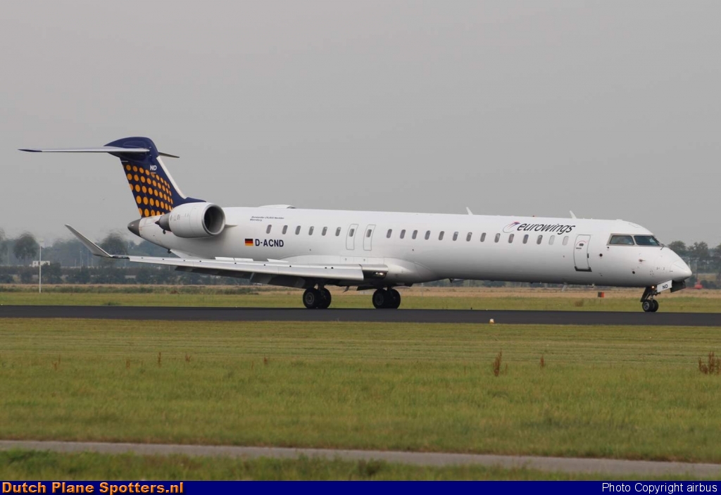 D-ACND Bombardier Canadair CRJ900 Eurowings by airbus