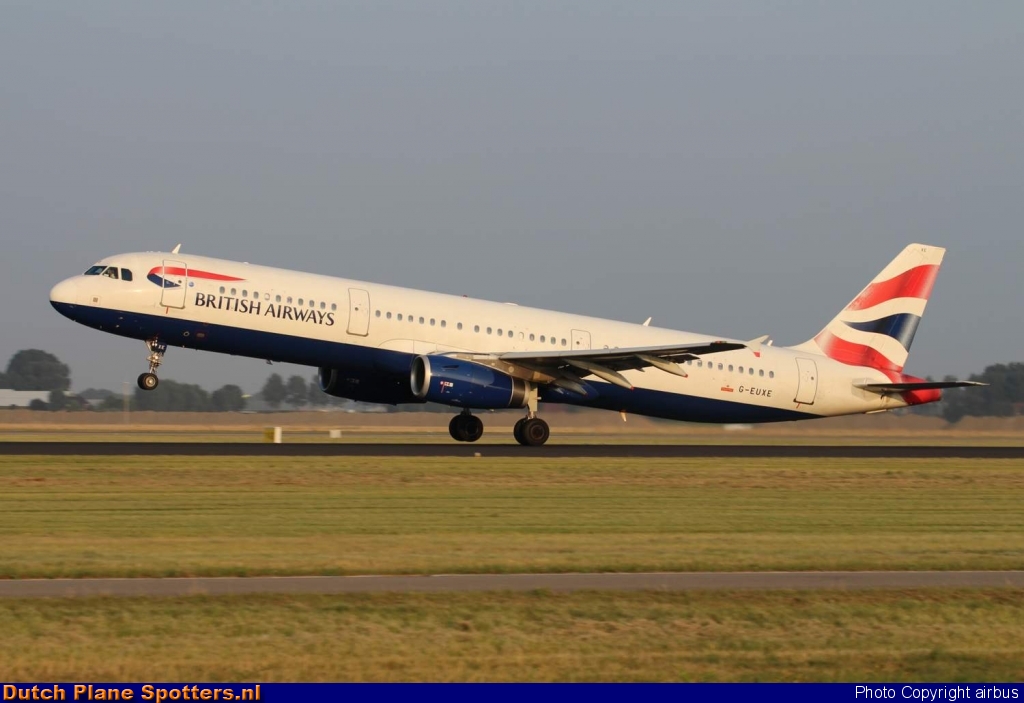 G-EUXE Airbus A321 British Airways by airbus