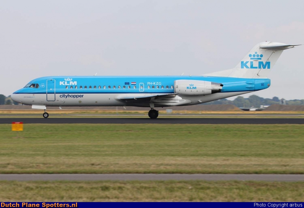 PH-KZG Fokker 70 KLM Cityhopper by airbus