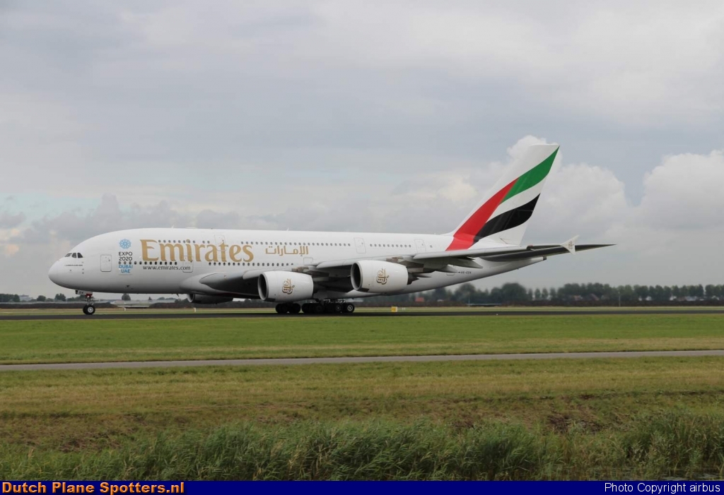 A6-EDK Airbus A380-800 Emirates by airbus