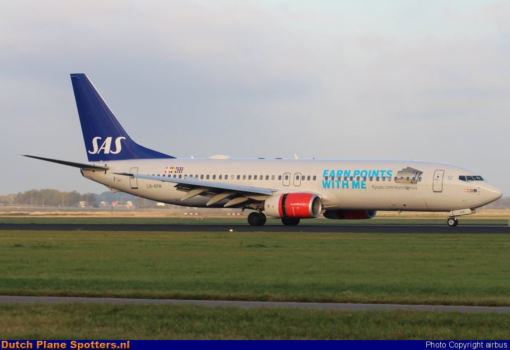 LN-RPM Boeing 737-800 SAS Scandinavian Airlines by airbus