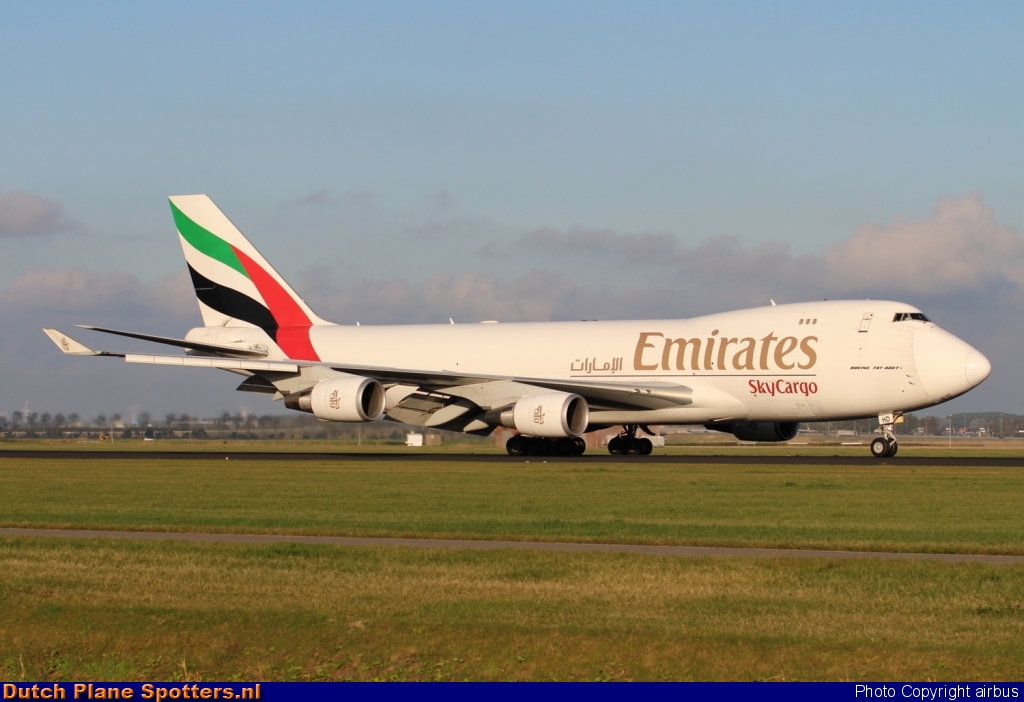 OO-THD Boeing 747-400 Emirates Sky Cargo by airbus