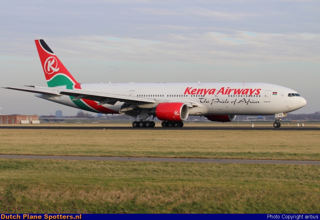 5Y-KYZ Boeing 777-200 Kenya Airways by airbus