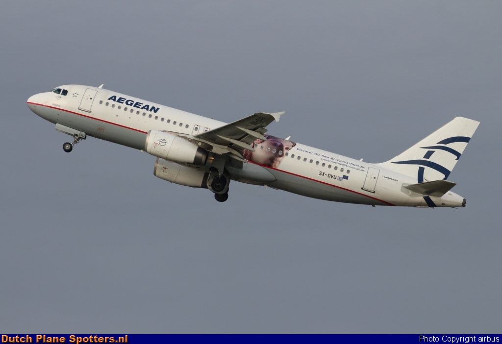SX-DVU Airbus A320 Aegean Airlines by airbus