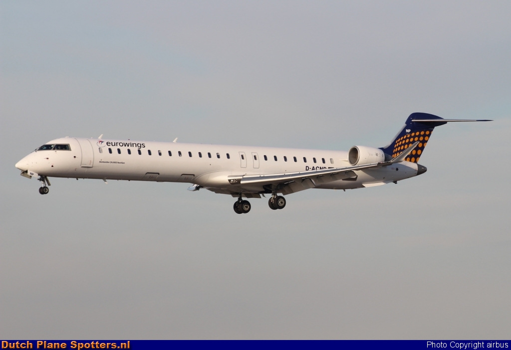 D-ACNP Bombardier Canadair CRJ900 Eurowings by airbus