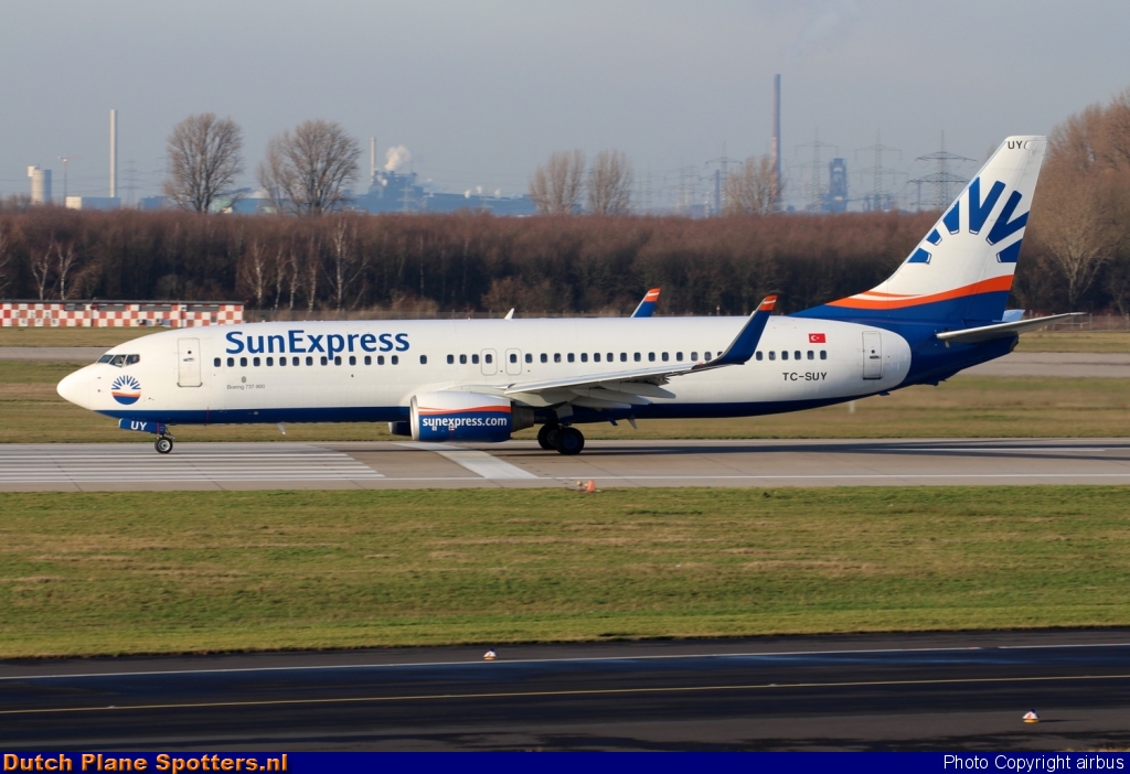 TC-SUY Boeing 737-800 SunExpress by airbus
