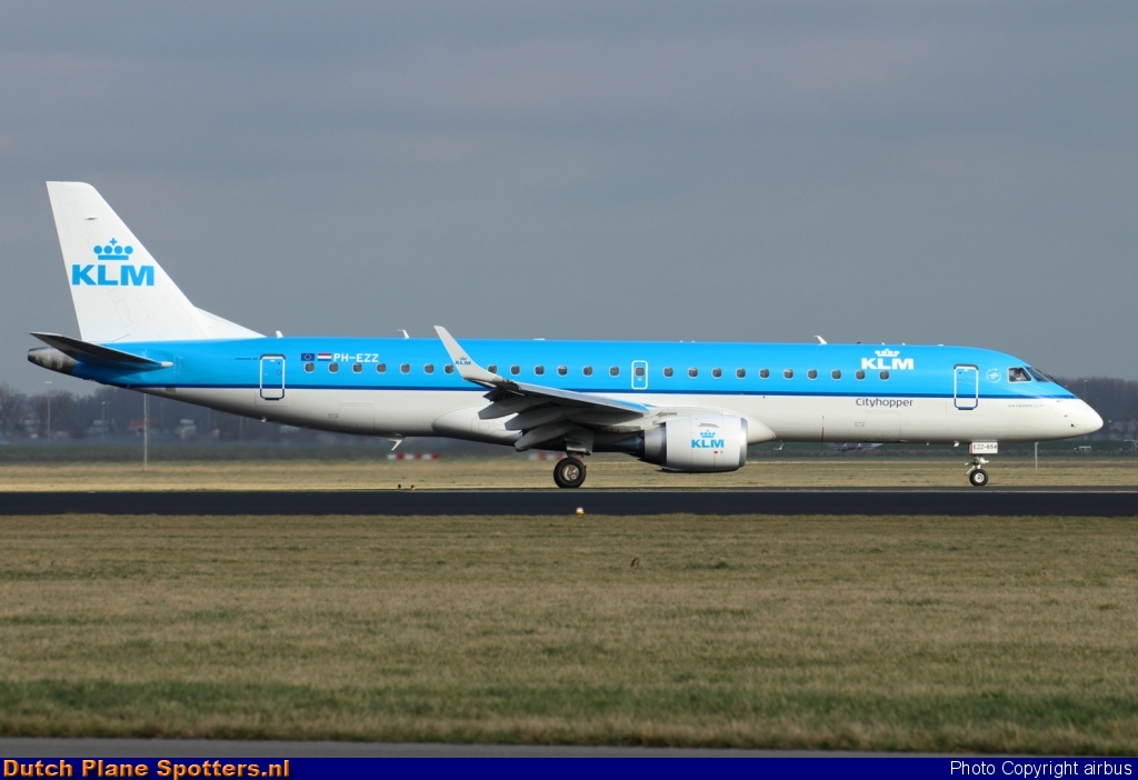PH-EZZ Embraer 190 KLM Cityhopper by airbus