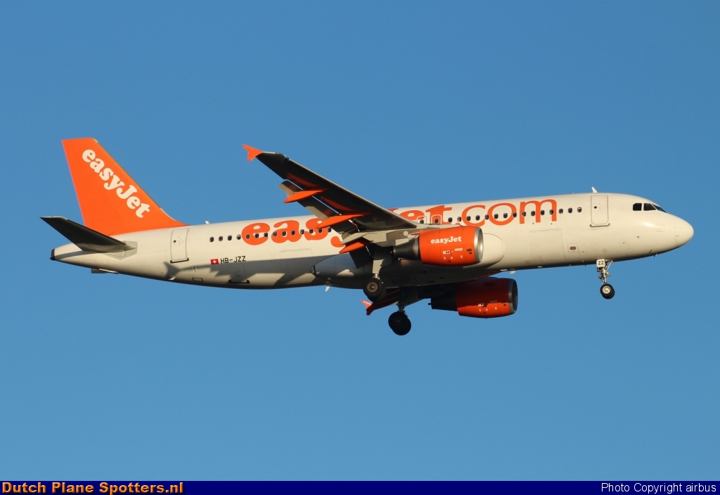 HB-JZZ Airbus A320 easyJet Switzerland by airbus