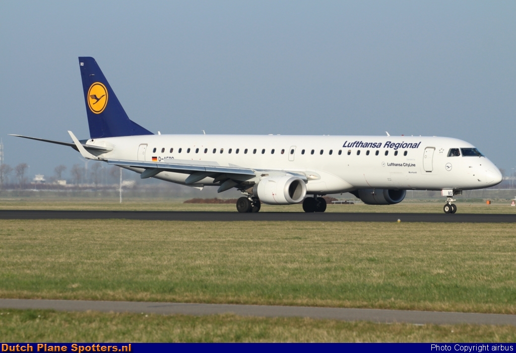 D-AEBD Embraer 195 CityLine (Lufthansa Regional) by airbus