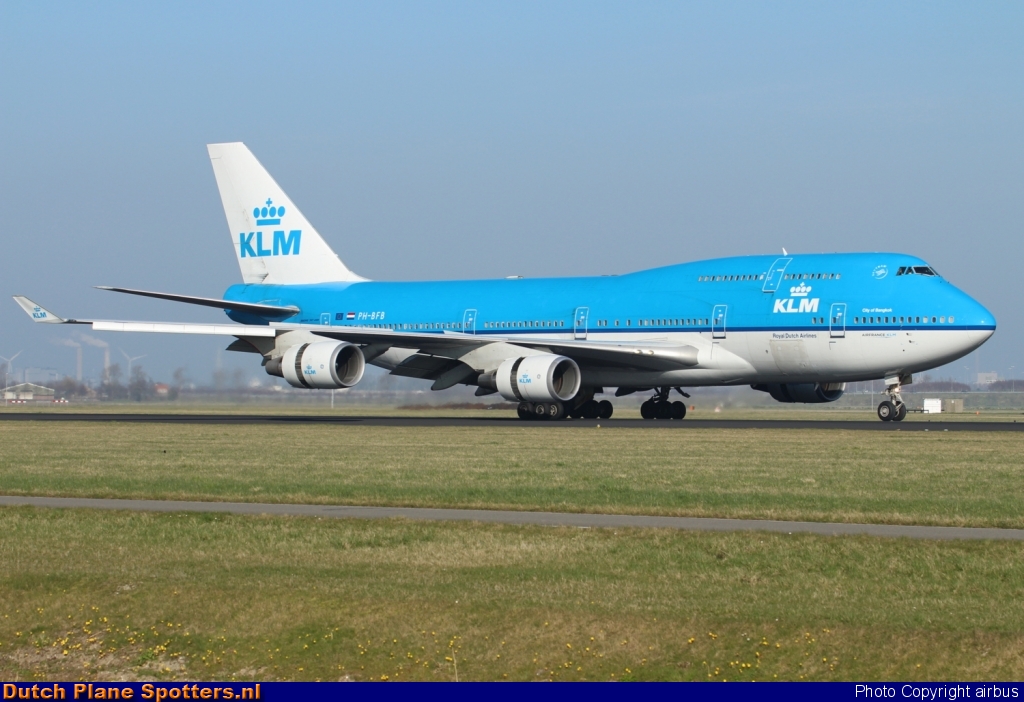 PH-BFB Boeing 747-400 KLM Royal Dutch Airlines by airbus