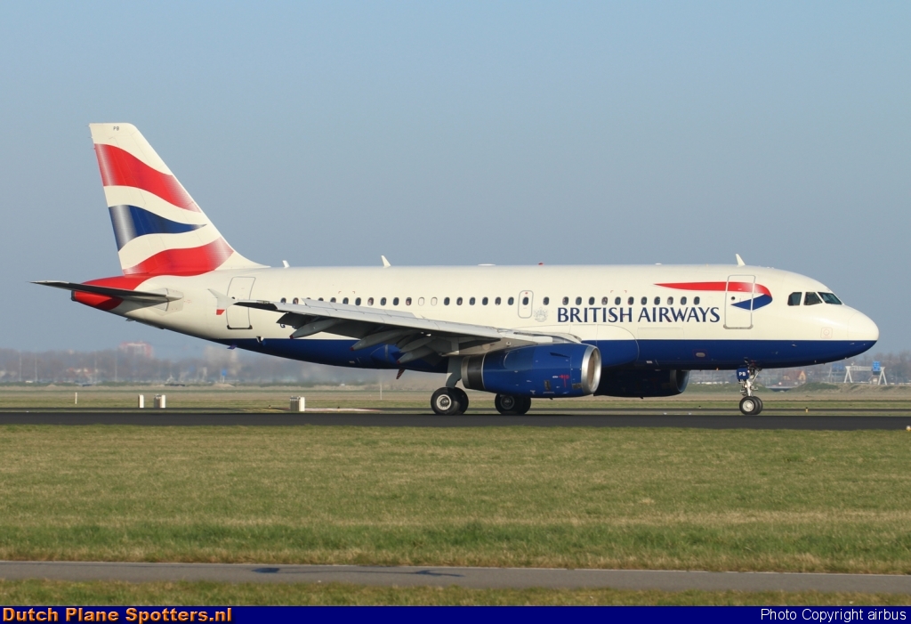 G-EUPB Airbus A319 British Airways by airbus