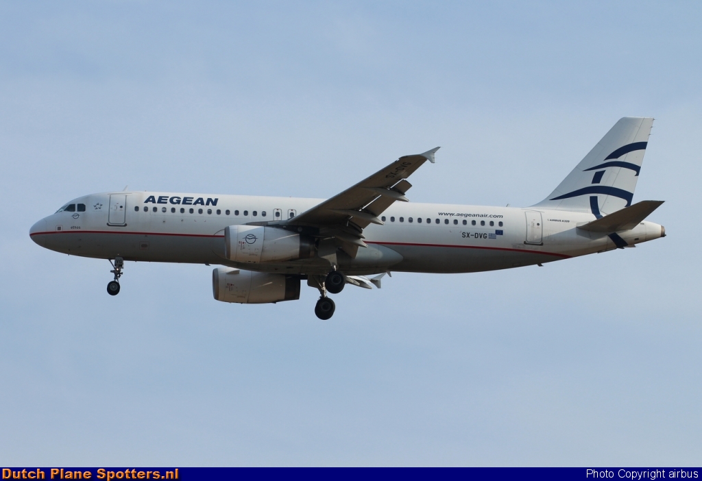SX-DVG Airbus A320 Aegean Airlines by airbus