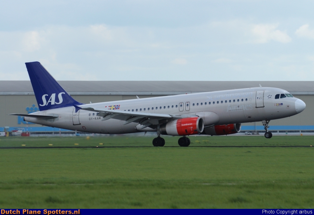 OY-KAM Airbus A320 SAS Scandinavian Airlines by airbus