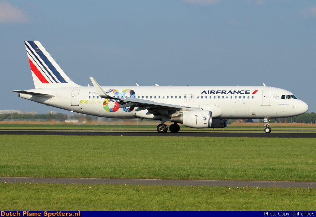 F-HEPG Airbus A320 Air France by airbus