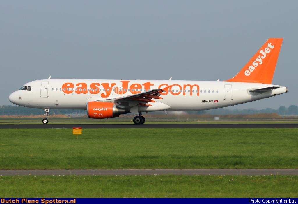 HB-JXA Airbus A320 easyJet Switzerland by airbus