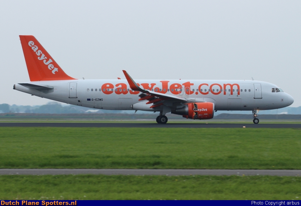 G-EZWG Airbus A320 easyJet by airbus