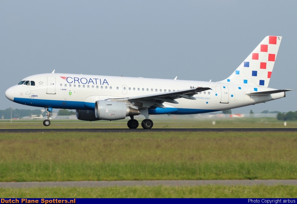 9A-CTL Airbus A319 Croatia Airlines by airbus