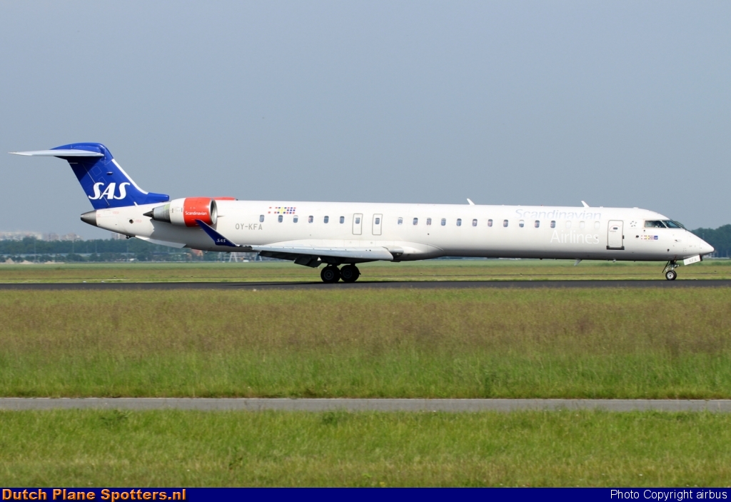 OY-KFA Bombardier Canadair CRJ900 SAS Scandinavian Airlines by airbus
