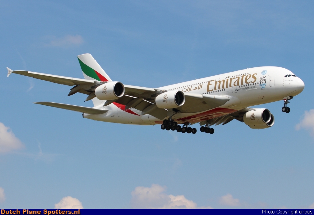 A6-EEC Airbus A380-800 Emirates by airbus