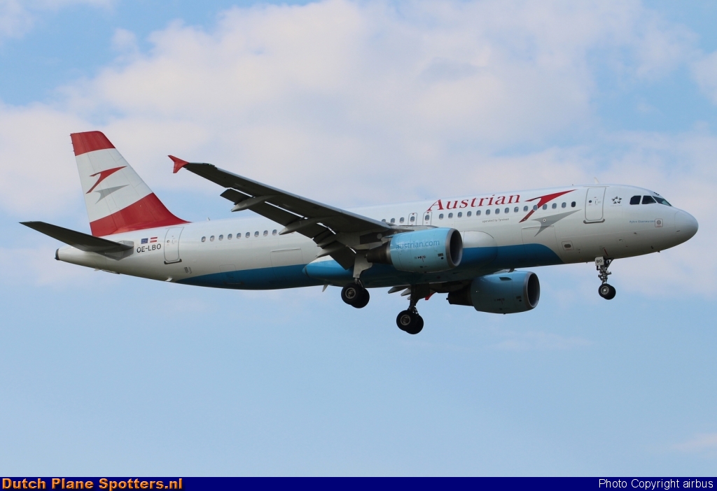 OE-LBO Airbus A320 Austrian Airlines by airbus
