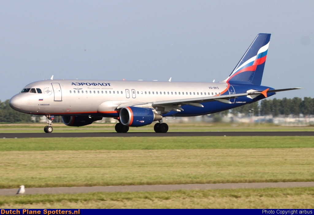 VQ-BKS Airbus A320 Aeroflot - Russian Airlines by airbus