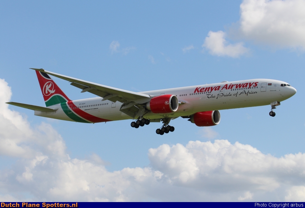 5Y-KZY Boeing 777-300 Kenya Airways by airbus