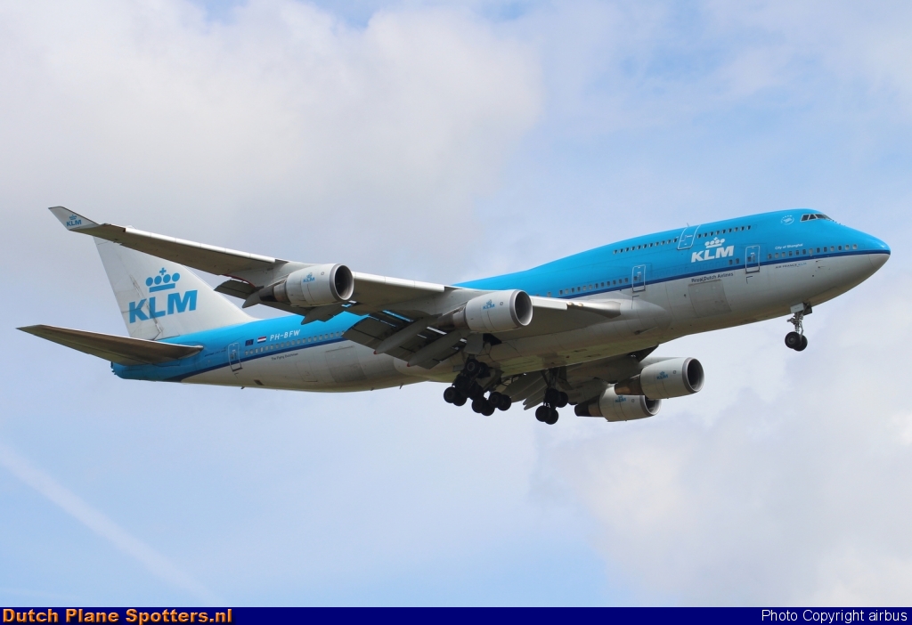 PH-BFW Boeing 747-400 KLM Royal Dutch Airlines by airbus