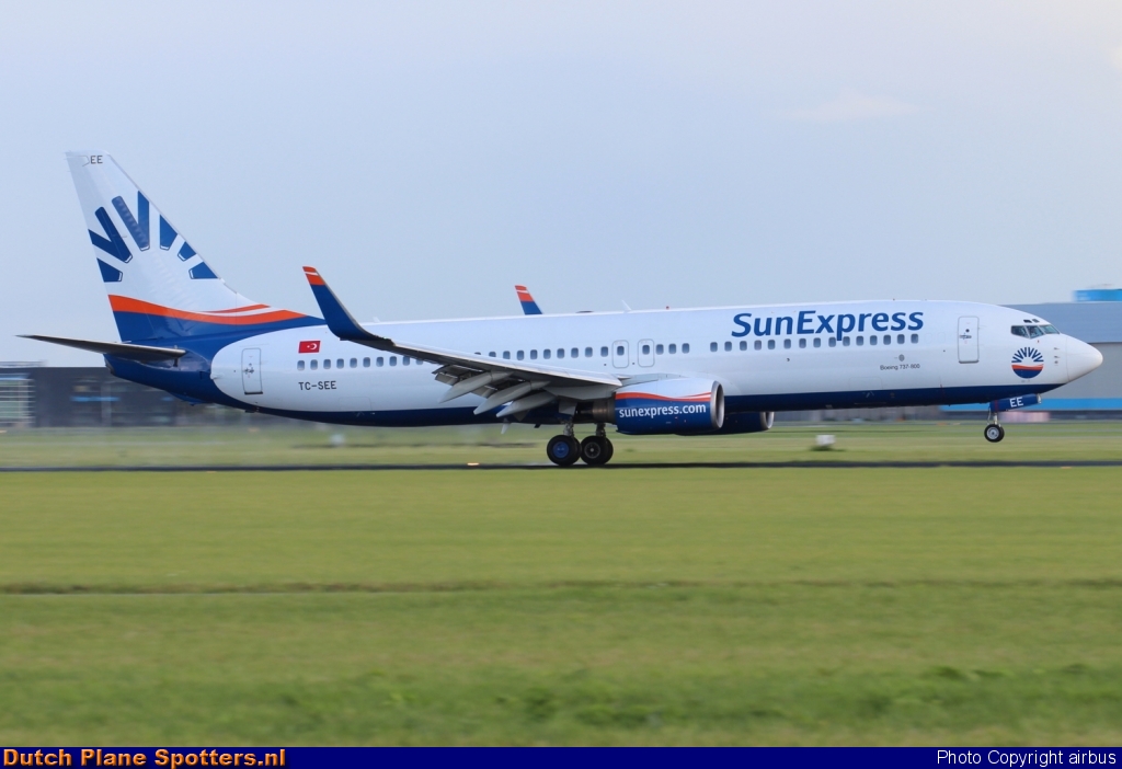 TC-SEE Boeing 737-800 SunExpress by airbus