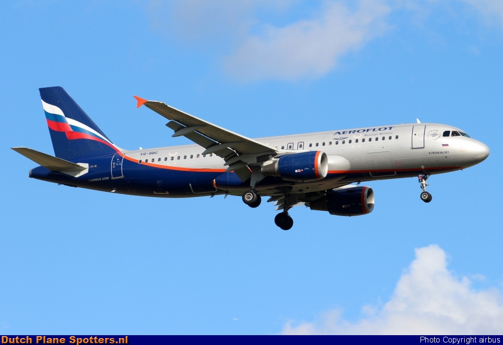VQ-BBC Airbus A320 Aeroflot - Russian Airlines by airbus