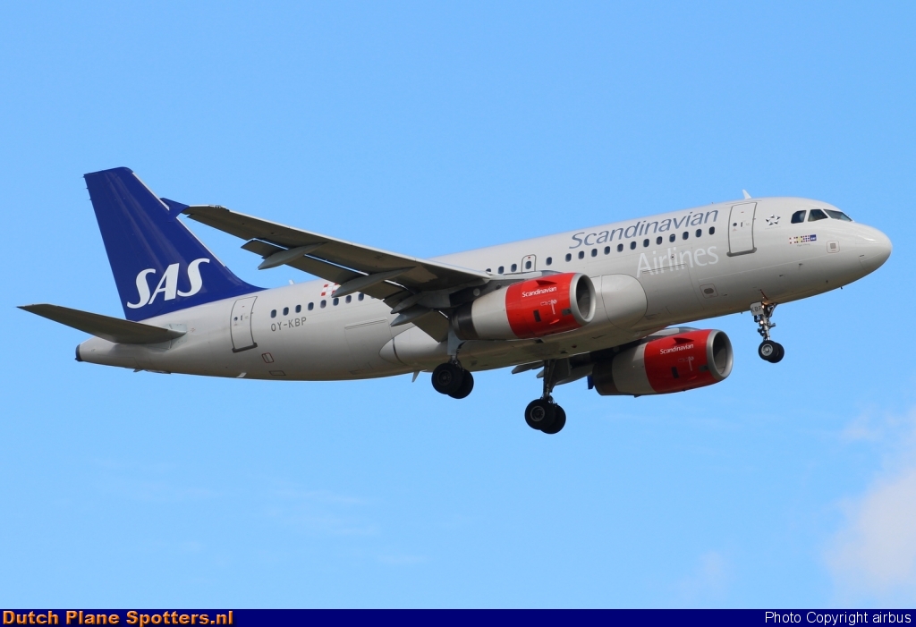 OY-KBP Airbus A319 SAS Scandinavian Airlines by airbus