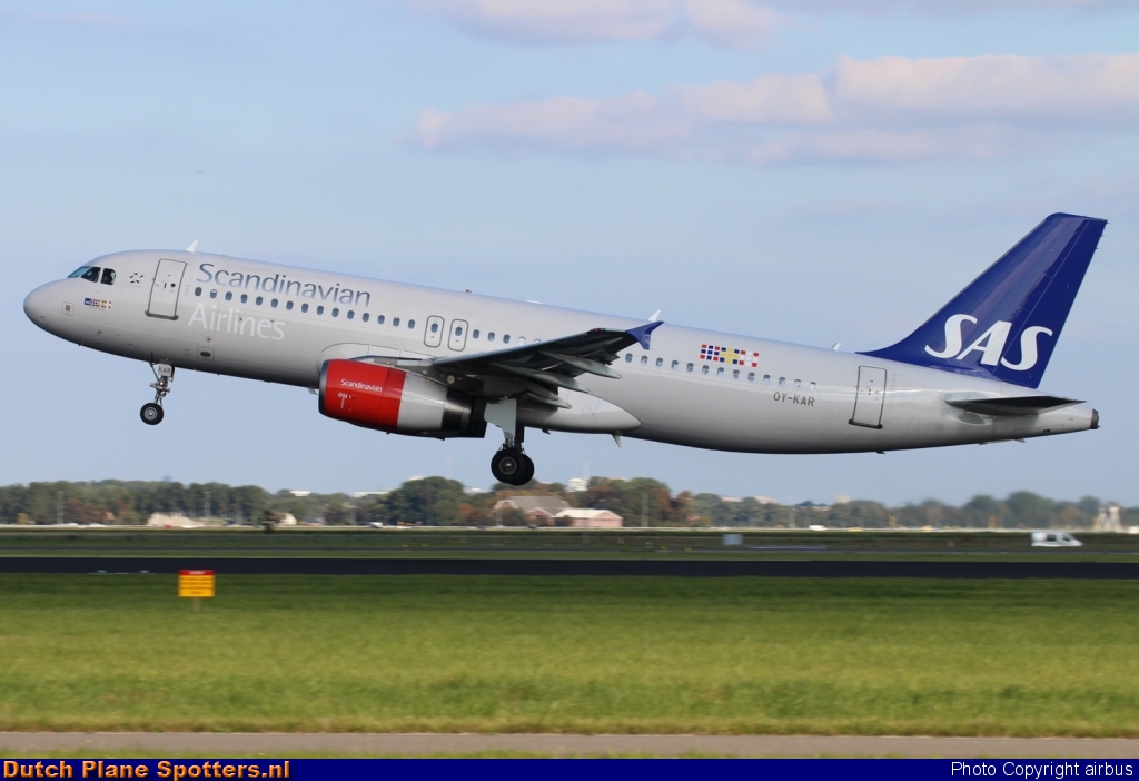 OY-KAR Airbus A320 SAS Scandinavian Airlines by airbus