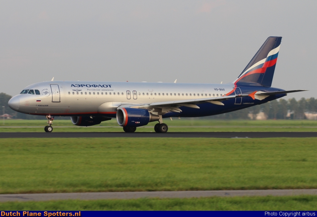 VQ-BAX Airbus A320 Aeroflot - Russian Airlines by airbus