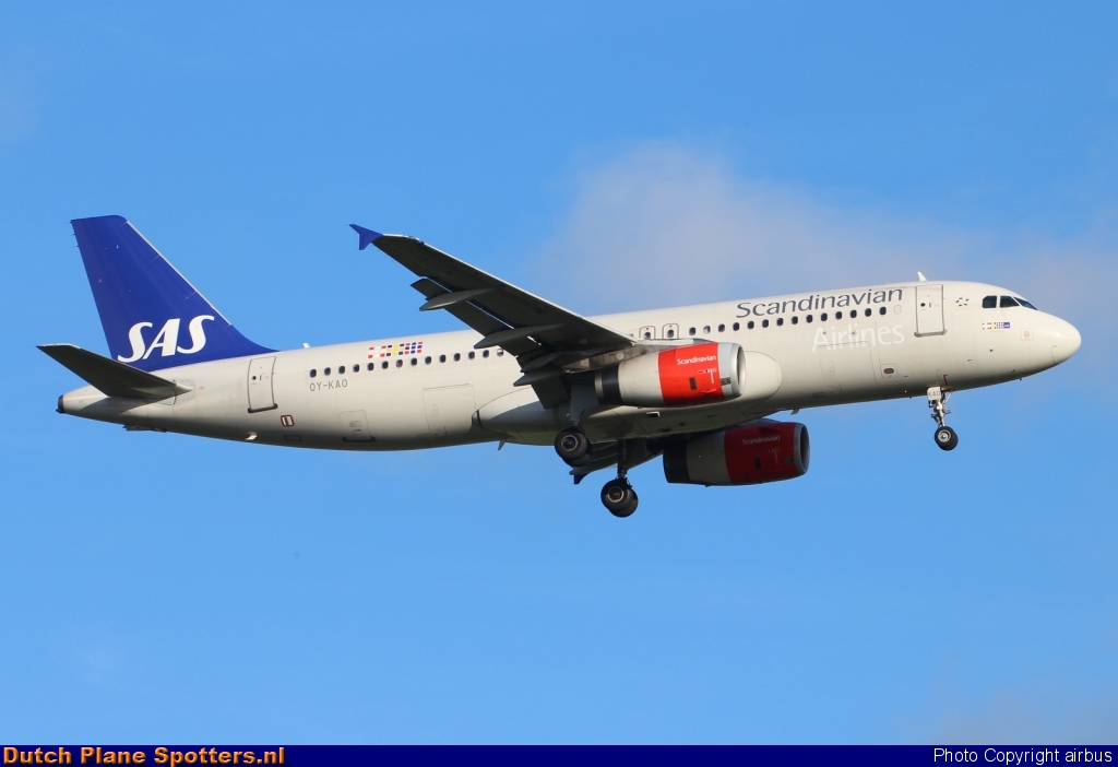 OY-KAO Airbus A320 SAS Scandinavian Airlines by airbus